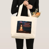 Edgartown Lighthouse, Martha's Vineyard MA Tote Ba Jumbo Stoffbeutel (Vorderseite (Produkt))
