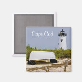Edgartown Lighthouse Martha's Vineyard Mass Magnet (Vorderseite/Rückseite)
