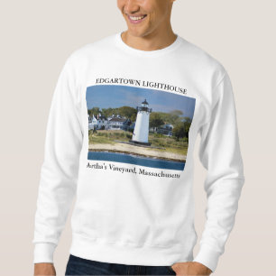 Edgartown Lighthouse, Martha's Vineyard Messe Sweatshirt