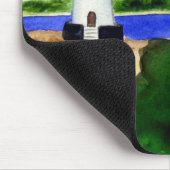 Edgartown Lighthouse-Martha's Vineyard Mousepad (Ecke)