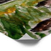 Edgartown Lighthouse Marthas Vineyard Poster (Ecke)