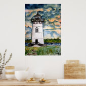 Edgartown Lighthouse Marthas Vineyard Poster (Küche)