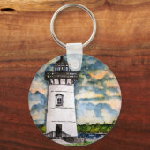 Edgartown Lighthouse Marthas Vineyard Schlüsselanh Schlüsselanhänger (Vorderseite)
