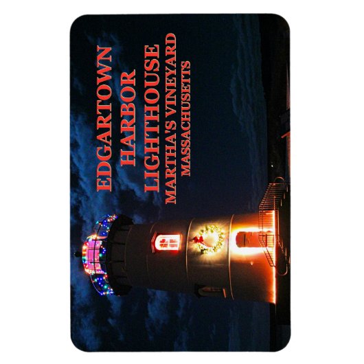 Edgartown Lighthouse, Massachusetts Flexi Magnet (Vertikal)