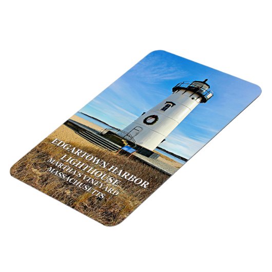 Edgartown Lighthouse, Massachusetts Flexi Magnet (Linke Seite)
