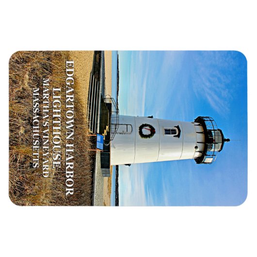 Edgartown Lighthouse, Massachusetts Flexi Magnet (Horizontal)