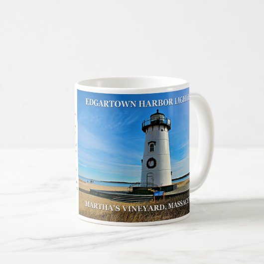 Edgartown Lighthouse, Massachusetts Tasse (VorderseiteRechts)