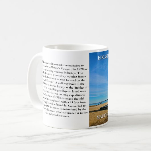 Edgartown Lighthouse, Massachusetts Tasse (Vorderseite Links)