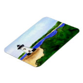 Edgartown Lighthouse Rectangle Magnet (Linke Seite)