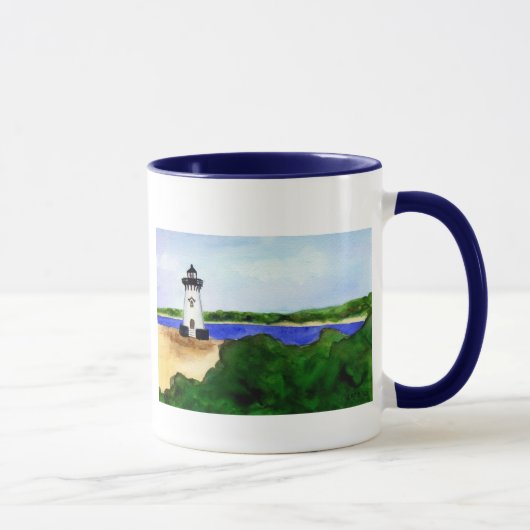 Edgartown Lighthouse Tasse (nur Malerei) (Rechts)