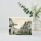 Edgartown MA Main Street View Vintag Style Postkarte (Stehend Vorderseite)