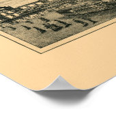 Edgartown, MA Panoramic Map - 1886 Poster (Ecke)