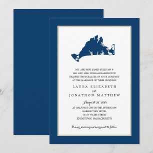 EDGARTOWN Marthas Vineyard  Hochzeit Einladung