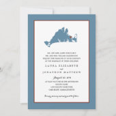 Edgartown Marthas Weinberg-Karte Wedding | Einladung (Vorderseite)