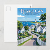 Edgartown USA Postkarte (Vorne/Hinten)