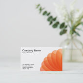 Edge-Blume 02 Visitenkarte (Stehend Vorderseite)