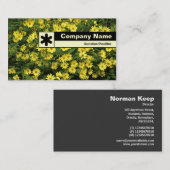 Edge etikettiert - Gelbe Milchsorten Visitenkarte (Vorne/Hinten)