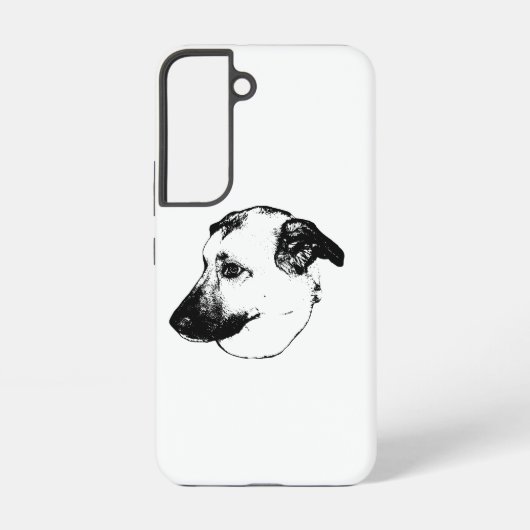Edge Guard, Hunde-Kunst-Etui Samsung Galaxy Hülle (Rückseite)