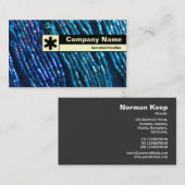 Edge-Kennzeichnung - Beatmungsbraiden Visitenkarte (Vorne/Hinten)