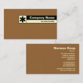 Edge Label - Brown 996633 Visitenkarte (Vorne/Hinten)