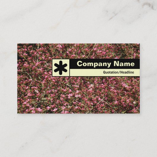 Edge Label - Cherry Blossom 02 Visitenkarte (Vorderseite)