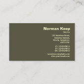 Edge Label - Digital Granite Visitenkarte (Rückseite)