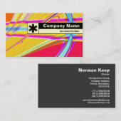 Edge Label - Fraktal Abstrakt 061012e Visitenkarte (Vorne/Hinten)