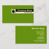 Edge Label - Green 669900 Visitenkarte (Vorne/Hinten)