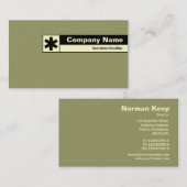 Edge Label - Green Brown 99966 Visitenkarte (Vorne/Hinten)