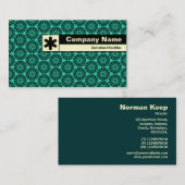 Edge Label - Green Star Wheel Visitenkarte (Vorne/Hinten)