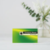 Edge Label - Green Wave Visitenkarte (Stehend Vorderseite)