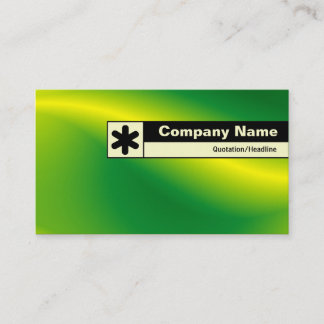 Edge Label - Green Wave Visitenkarte