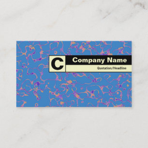 Edge Label Monogram - Abstrakt 080716(1) Visitenkarte