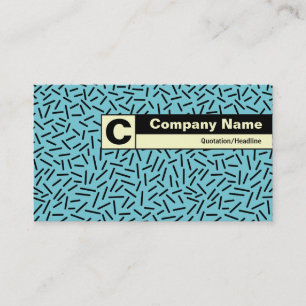 Edge Label Monogram - Abstrakt 300117 Visitenkarte