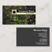 Edge Labeled - Camellia Bush Visitenkarte (Vorne/Hinten)