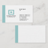 Edge - Light Blue Green Visitenkarte (Vorne/Hinten)