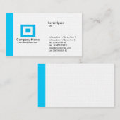 Edge - Light Blue Visitenkarte (Vorne/Hinten)