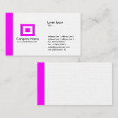 Edge - Magenta Visitenkarte (Vorne/Hinten)