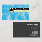 Edge markiert - Blue Curves Visitenkarte (Vorne/Hinten)
