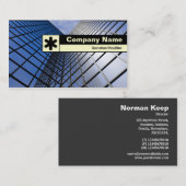 Edge markiert - Reflektierender Büroblock Visitenkarte (Vorne/Hinten)