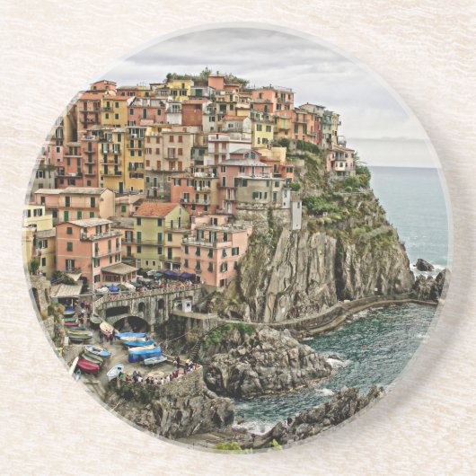 Edge of Italy - Manarla - Sandstone Untersetzer (Vorne)