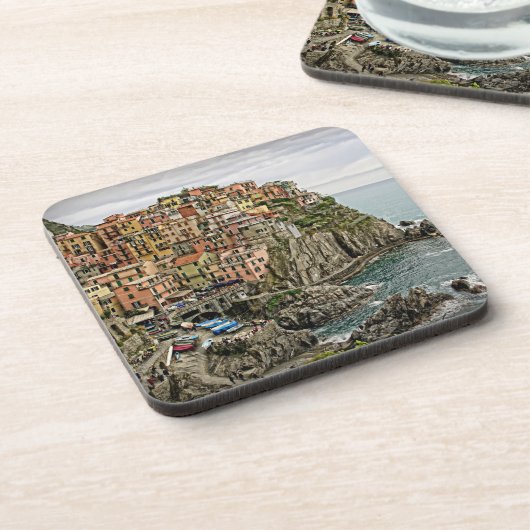 Edge of Italy - Manarola - Untersetzer Set (Linke Seite)