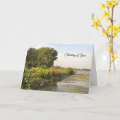 Edge of the Bay - Denken Sie an Ihre Karte (Gelbe Blume)