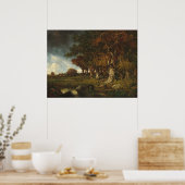 Edge of the Forest - Diaz de la Peña Kunst Poster (Küche)