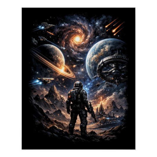 Edge of the Galaxy Poster (Vorderseite)