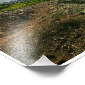 Edge of the Sunlit Coast Fotodruck (Ecke)