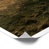 Edge of the Sunlit Coast Poster (Ecke)