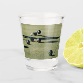 Edge of Victory: Ein Naher Anruf auf den Rasen Bow Schnapsglas