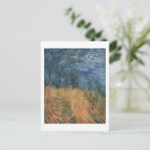 Edge of Wheatfield mit Poppies Van Gogh Fine Art Postkarte (Stehend Vorderseite)