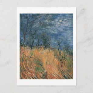 Edge of Wheatfield mit Poppies Van Gogh Fine Art Postkarte
